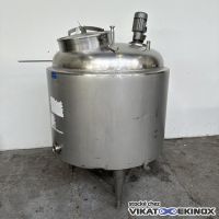 700 L S/S agitated tank with double jacket